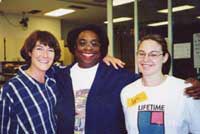 Ms. Daniel & her students